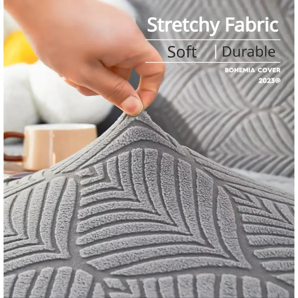 Stretchy Plush Sofa Cover Universal Anti-cat Scratch Couch Cover