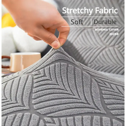Stretchy Plush Sofa Cover Universal Anti-cat Scratch Couch Cover