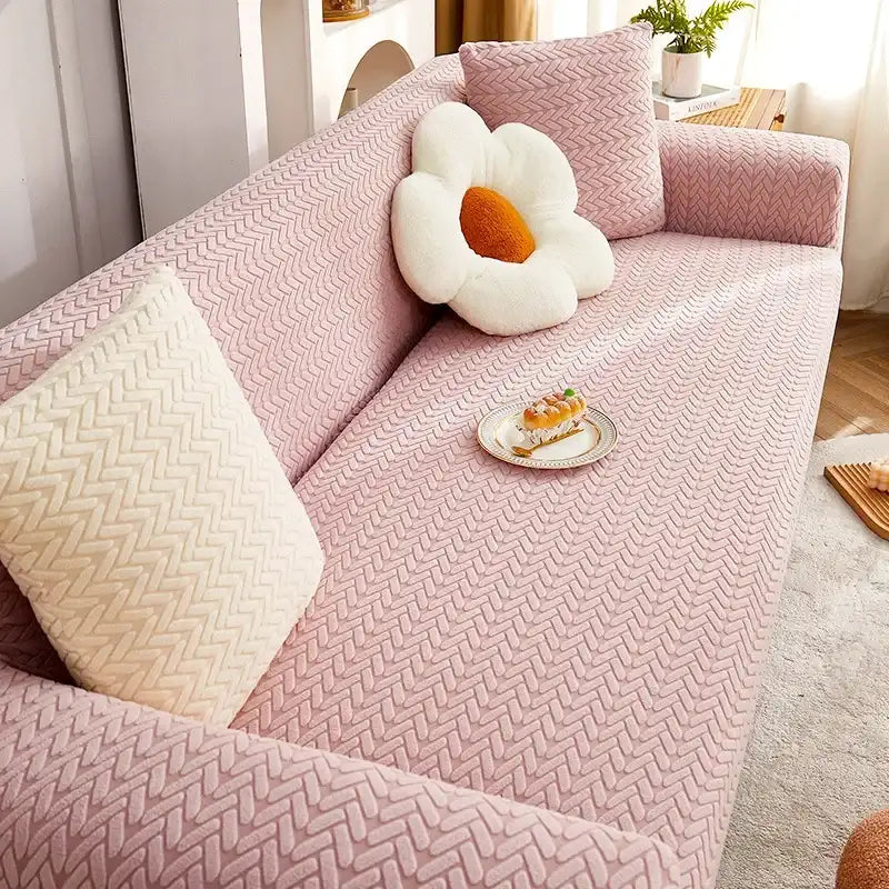 Elastic Jacquard Corner Sofa Cover Stretchy Durable Couch Chair Cover Slipcover