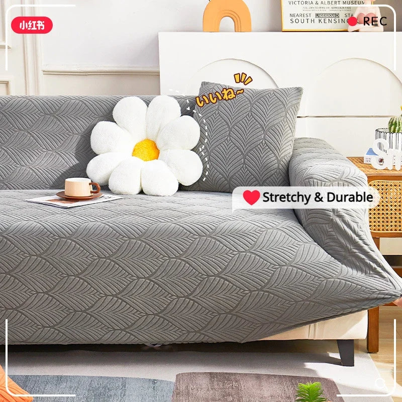 Stretchy Plush Sofa Cover Universal Anti-cat Scratch Couch Cover 