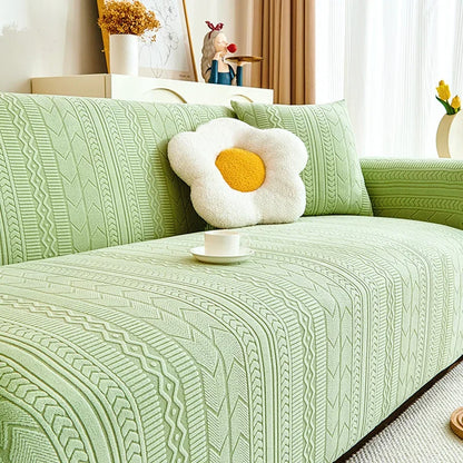Elastic Cozy Sofa Cover Universal Anti-cat Scratch Couch Futon Cover 