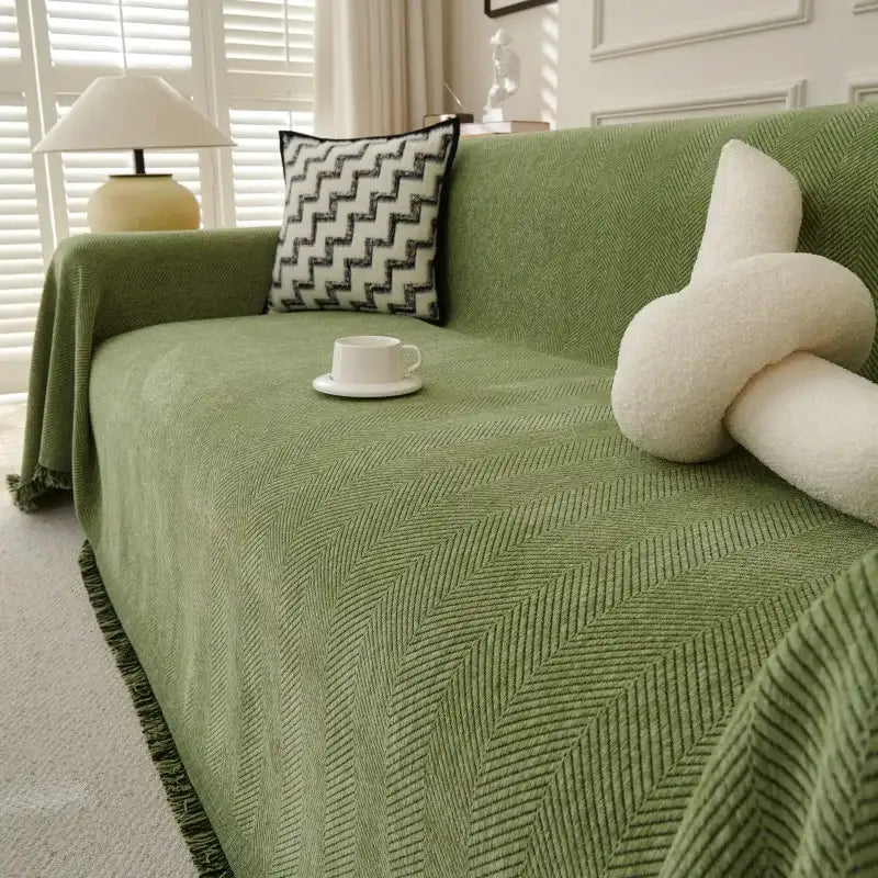 Chenille Couch Sofa Covers Anti-scratch Chair Cushion Cover Blanket Furniture Protector