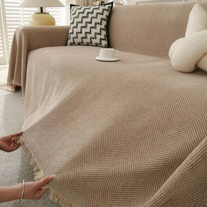 Chenille Couch Sofa Covers Anti-scratch Chair Cushion Cover Blanket Furniture Protector