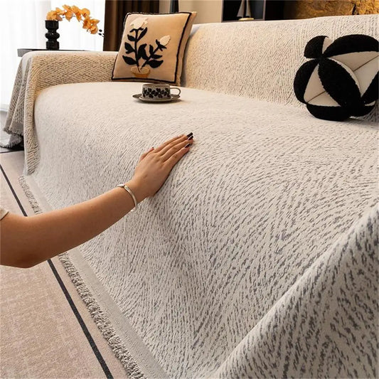 Durable Soft Chenille Sofa Slipcover Dogs Pets Anti-scratch Sofa Chair Cover 