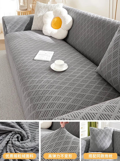 Durable Sofa Cover Anti-cat Scratch Slipcover Stretchy Armchair Futon Cover 