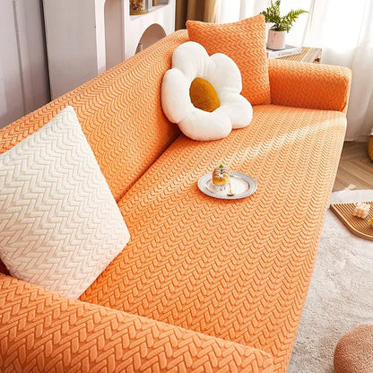 Elastic Jacquard Corner Sofa Cover Stretchy Durable Couch Chair Cover Slipcover