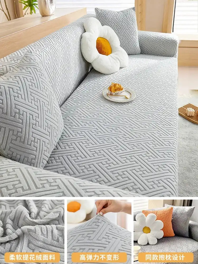 Elastic Soft Sofa Cover Durable Anti-scratch Cushion Couch Cover