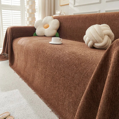 Durable Couch Cover for Pets Washable Cushion Couch Chenille Sofa Slipcover 