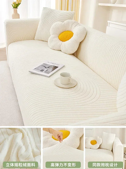 Cozy Stretchy Slipcover Elastic Flexible Seat Couch Chair Cover 