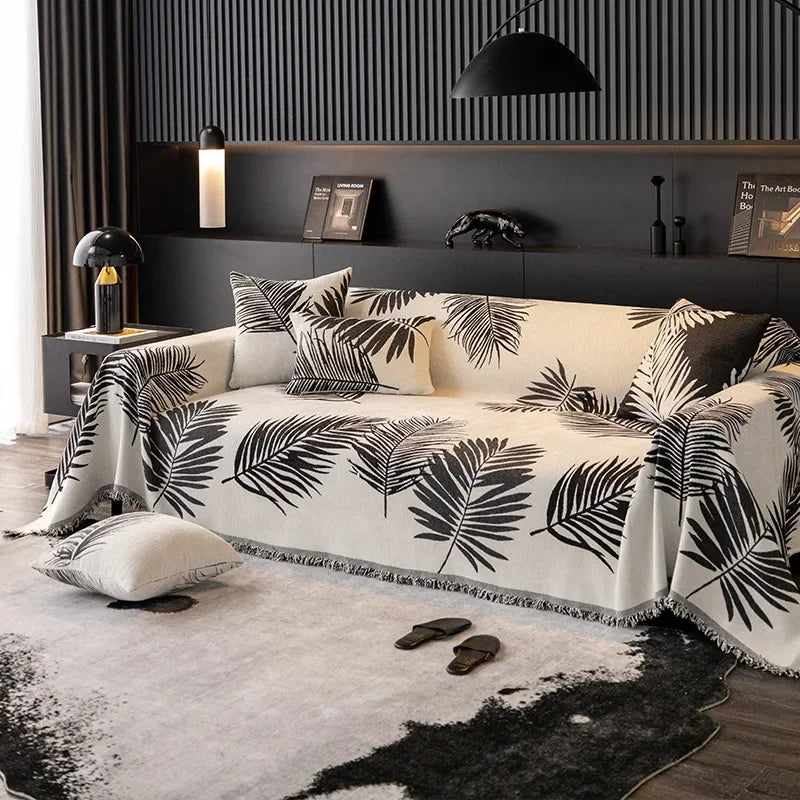 Durable Sofa Towel Anti-scratch Cushion Couch Cover 3 Seats Universal Sofa Blanket 