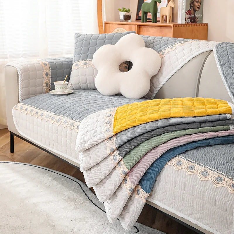 Durable Anti-scratch Sofa Cushion Cover Universal Non-slide Chair Cover Mat