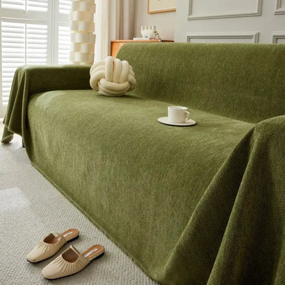 Durable Couch Cover for Pets Washable Cushion Couch Chenille Sofa Slipcover