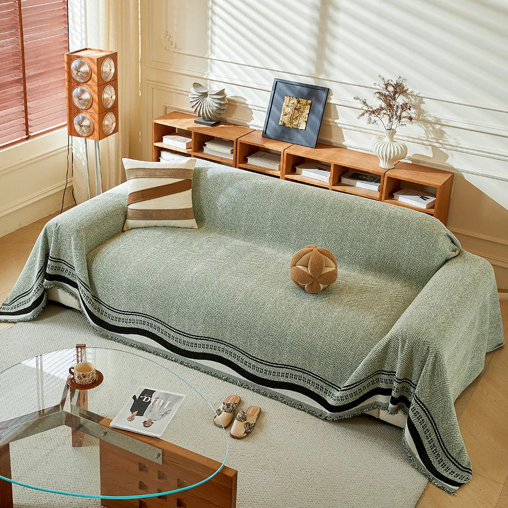 Durable Couch Chair Cover Sofa Blanket Slipcover for Reclining Furniture Protector 