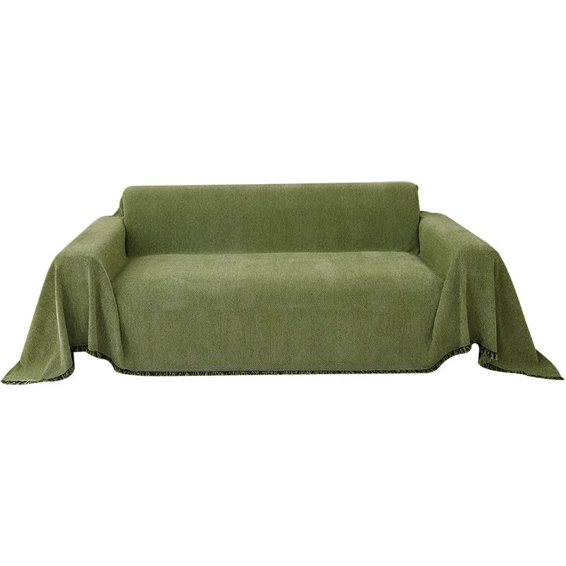 Chenille Couch Sofa Covers Anti-scratch Chair Cushion Cover Blanket Furniture Protector 