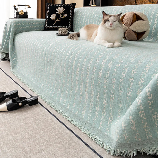 Chenille Soft Loveseat Sofa Covers for Dogs Durable Couch Cushion Covers 