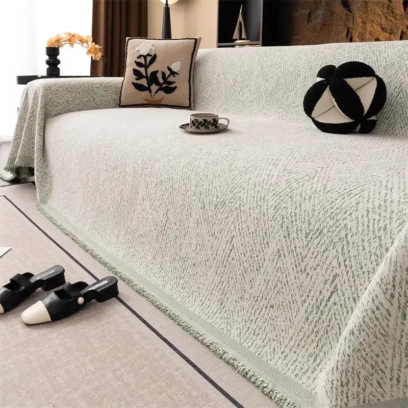 Durable Soft Chenille Sofa Slipcover Dogs Pets Anti-scratch Sofa Chair Cover