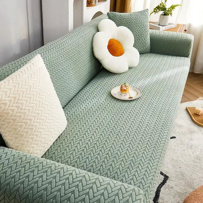 Elastic Jacquard Corner Sofa Cover Stretchy Durable Couch Chair Cover Slipcover