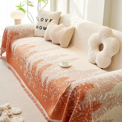 Chenille Sofa Cover Towel Universal Chair Cover Anti-cat Scratch Cushion Couch Cover 