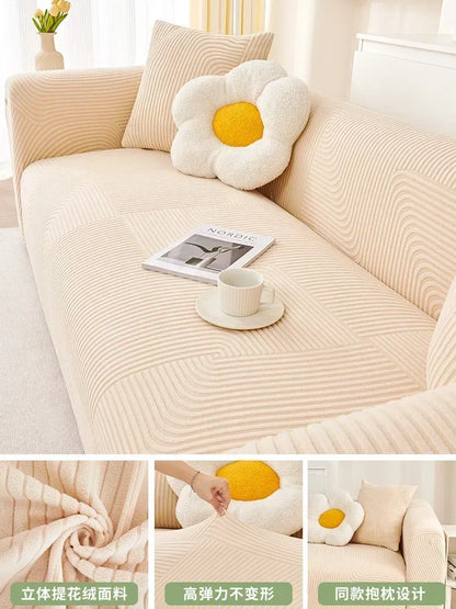 Cozy Stretchy Slipcover Elastic Flexible Seat Couch Chair Cover 