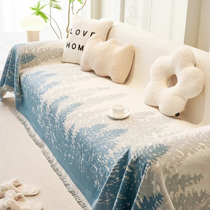 Chenille Sofa Cover Towel Universal Chair Cover Anti-cat Scratch Cushion Couch Cover 