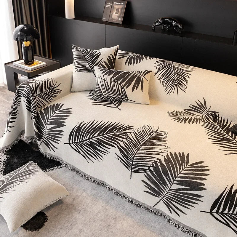 Durable Sofa Towel Anti-scratch Cushion Couch Cover 3 Seats Universal Sofa Blanket 