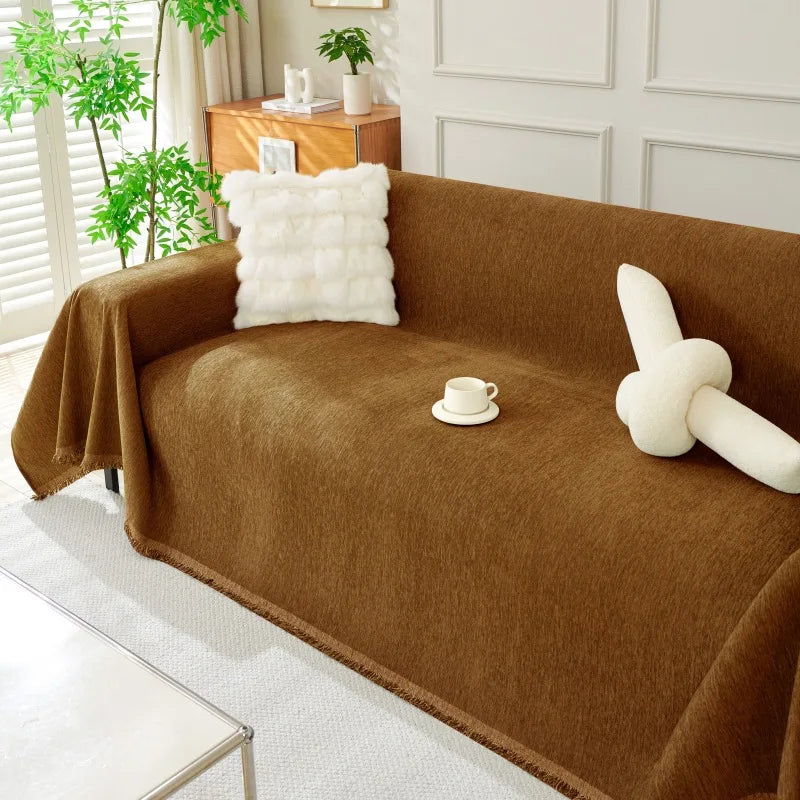 Soft Durable Sofa Covers for Dogs Chenille Cushion Couch Slipcovers 