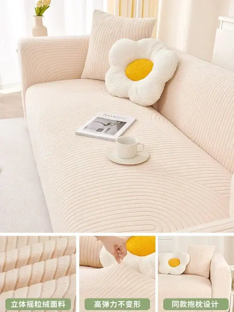 Cozy Stretchy Slipcover Elastic Flexible Seat Couch Chair Cover