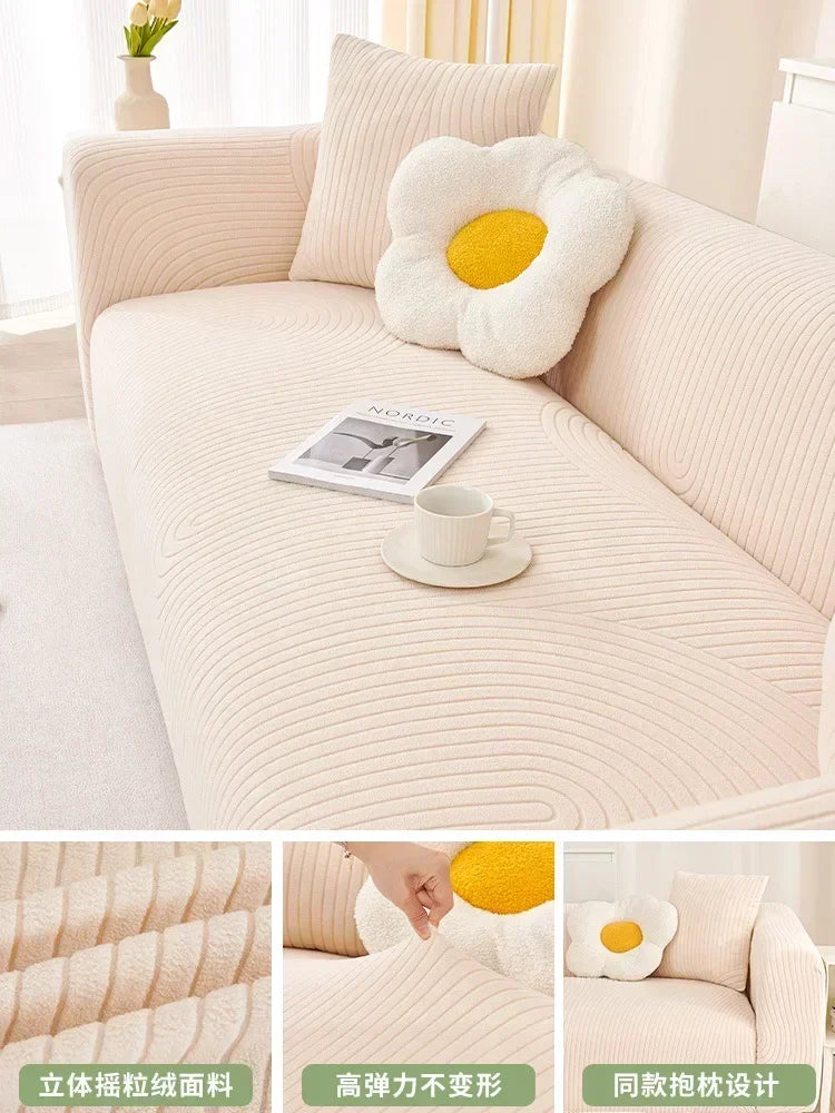 Cozy Stretchy Slipcover Elastic Flexible Seat Couch Chair Cover 