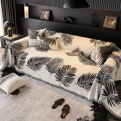 Durable Sofa Towel Anti-scratch Cushion Couch Cover 3 Seats Universal Sofa Blanket 