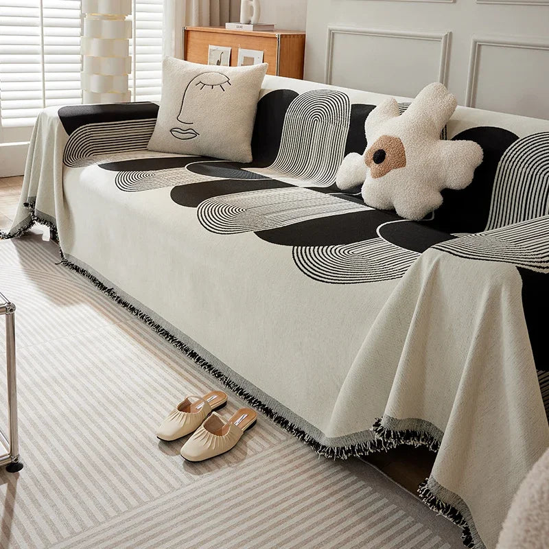 Durable Sofa Slipcover Soft Chenille Universal Chair Couch Cover 