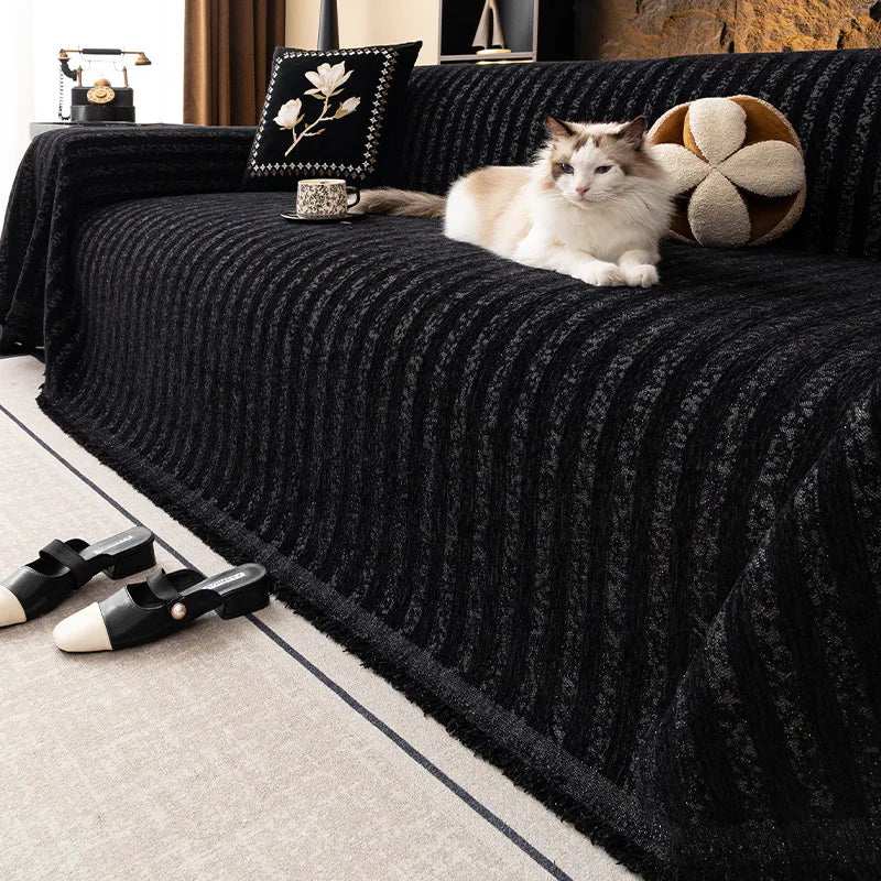 Chenille Soft Loveseat Sofa Covers for Dogs Durable Couch Cushion Covers 