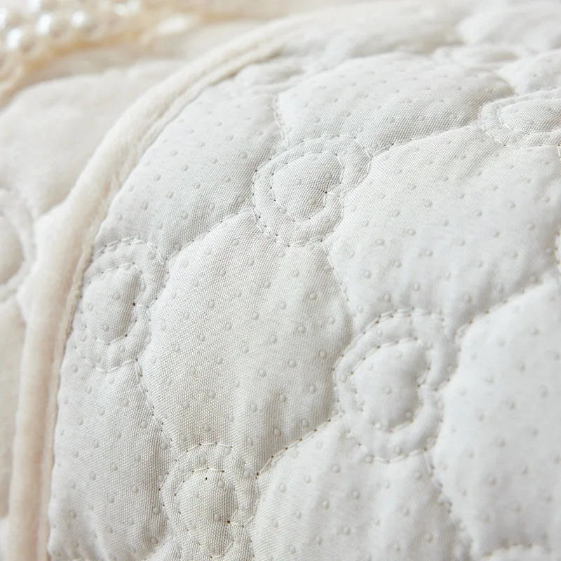 Soft Warm Sofa Cover Coral Fleece Chair Mat Universal Plush Couch Cover