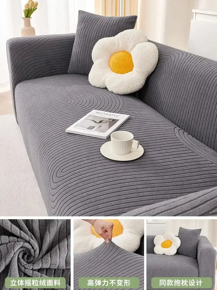 Cozy Stretchy Slipcover Elastic Flexible Seat Couch Chair Cover