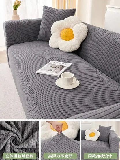 Cozy Stretchy Slipcover Elastic Flexible Seat Couch Chair Cover