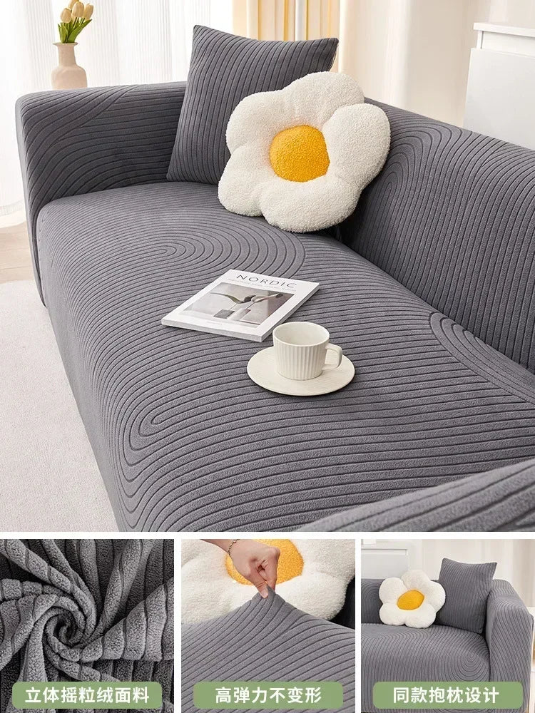 Cozy Stretchy Slipcover Elastic Flexible Seat Couch Chair Cover 