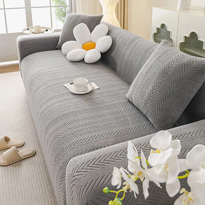 Durable Couch Cushion Cover Anti-cat Scratch Sofa Cover Elastic Slipcover 