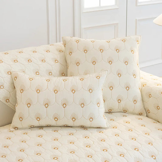 Universal Cotton Cozy Sofa Futon Cover Non-slip Chair Cushion Cover Seat Mat 