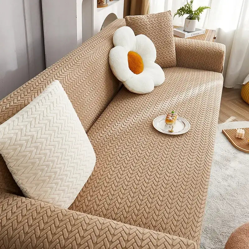 Elastic Jacquard Corner Sofa Cover Stretchy Durable Couch Chair Cover Slipcover