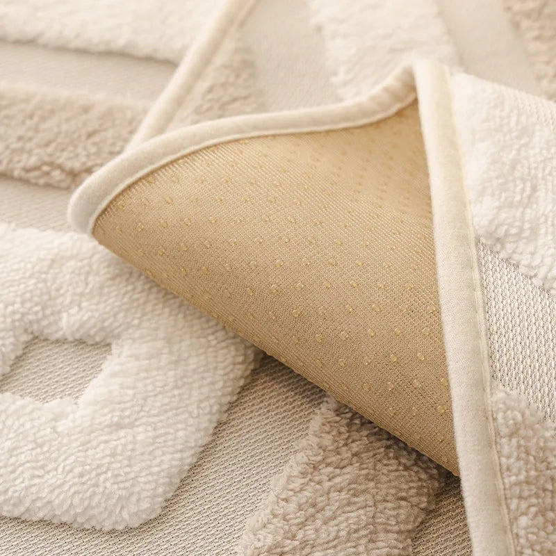 Jacquard Plush Warm Sofa Couch Cover Soft Fuzzy Couch Covers