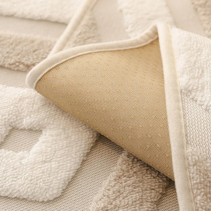 Jacquard Plush Warm Sofa Couch Cover Soft Fuzzy Couch Covers