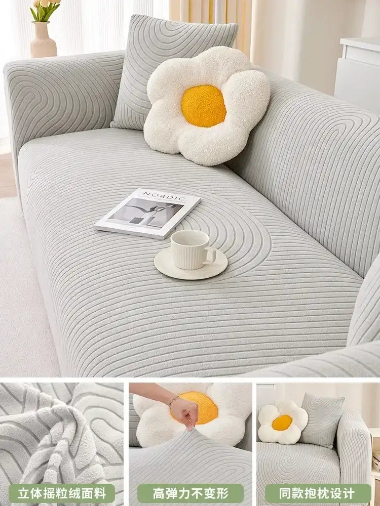 Cozy Stretchy Slipcover Elastic Flexible Seat Couch Chair Cover