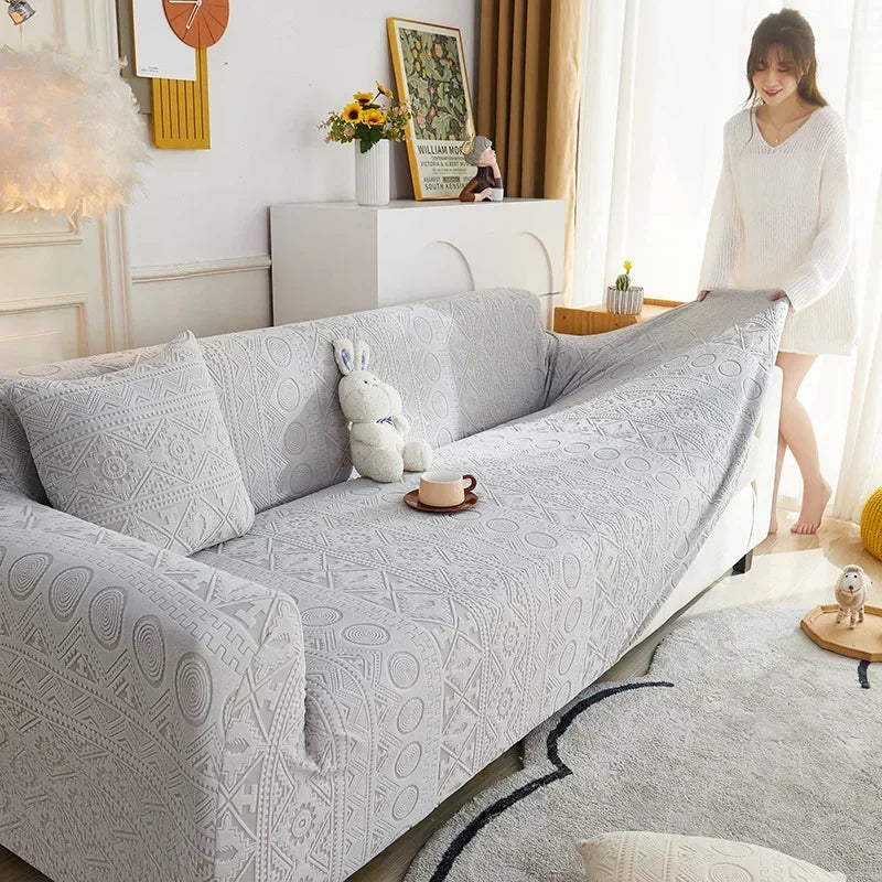 Stretchy Corner Sofa Cover Universal Couch Chair Cover Anti-scratch Slipcover 