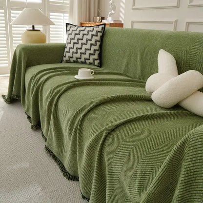 Chenille Couch Sofa Covers Anti-scratch Chair Cushion Cover Blanket Furniture Protector