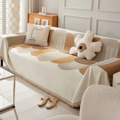 Durable Sofa Slipcover Soft Chenille Universal Chair Couch Cover 