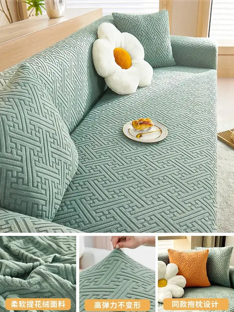 Elastic Soft Sofa Cover Durable Anti-scratch Cushion Couch Cover