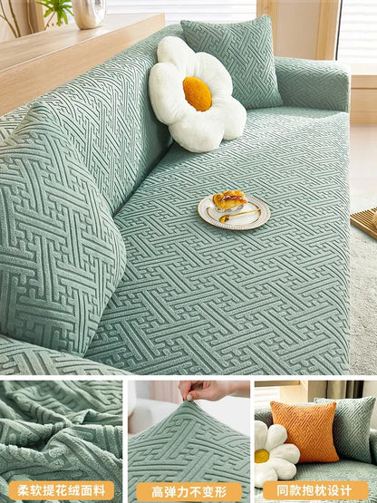 Elastic Soft Sofa Cover Durable Anti-scratch Cushion Couch Cover 