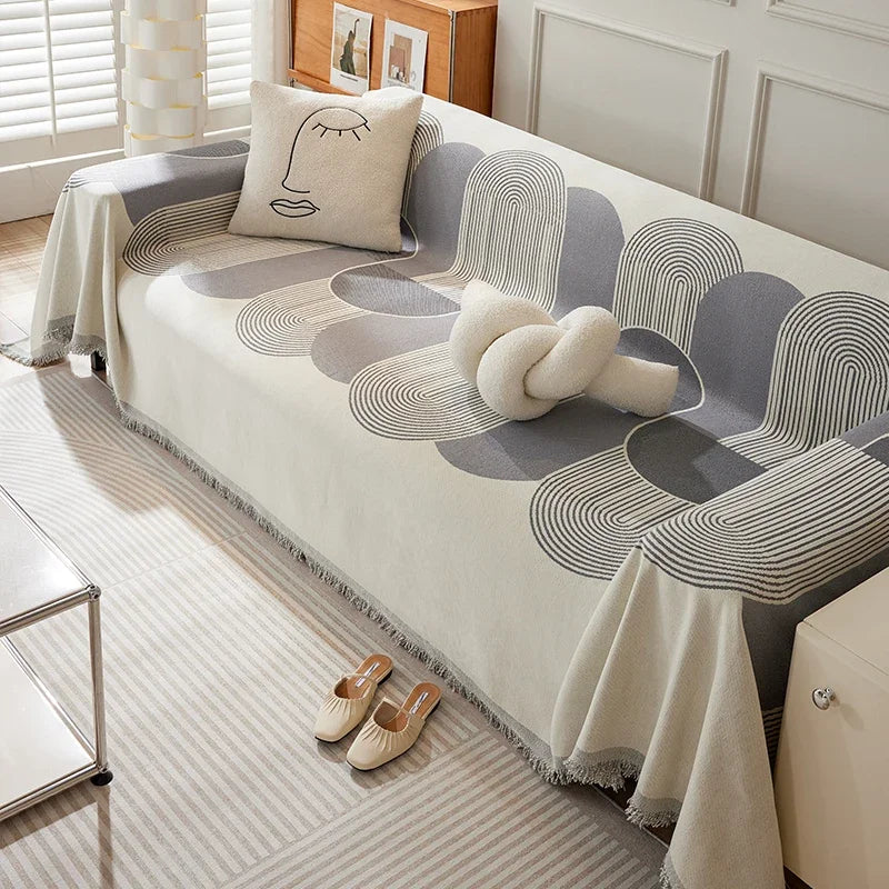 Durable Sofa Slipcover Soft Chenille Universal Chair Couch Cover 