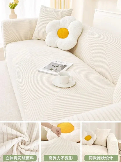 Cozy Stretchy Slipcover Elastic Flexible Seat Couch Chair Cover 