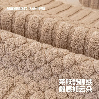 Cozy Plush Couch Cover Non Slip Fluffy Sectional Sofa Covers