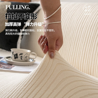 Durable Anti-scratch Cushion Couch Cover Stretchy Sofa Slipcover 